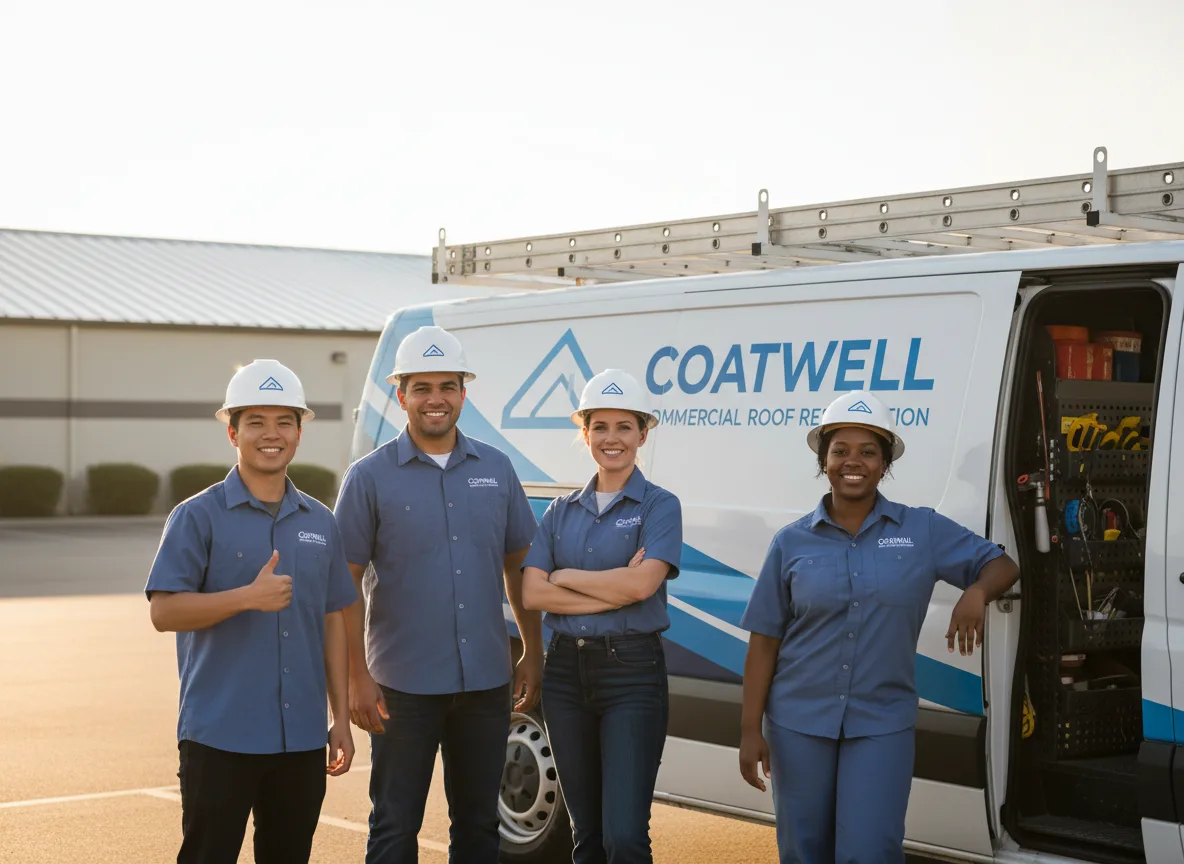 Commercial roof coating company in Elkins, AR